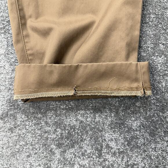 Bonobos Slim Fit Chino Pants 34x29 Thursday‎ Khaki Cotton Dress Casual *Altered* - Picture 8 of 9